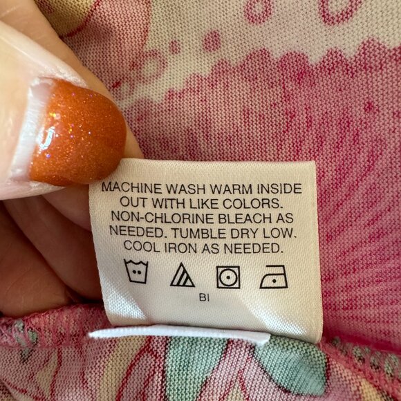 Hanna Andersson girls pink floral sundress 100% cotton size 140 (US 10) - Picture 7 of 7